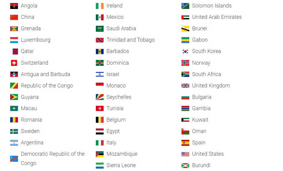 114 countries eligible for the Mauritius premium visa